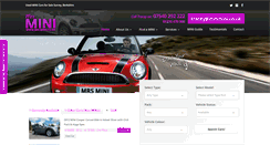 Desktop Screenshot of mrsmini.co.uk
